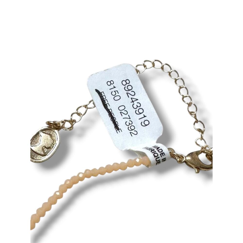 Free People Ariana Ost Sunlight Choker in Citrine NWT Sun Charm Bohemian Dainty - Picture 8 of 11